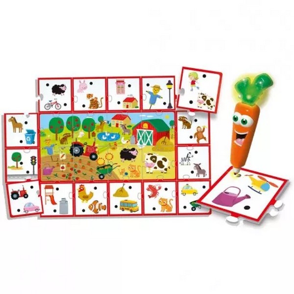 Продукт Lisciani CAROTINA Веселата ферма - Образователна игра с магическа писалка - 0 - BG Hlapeta